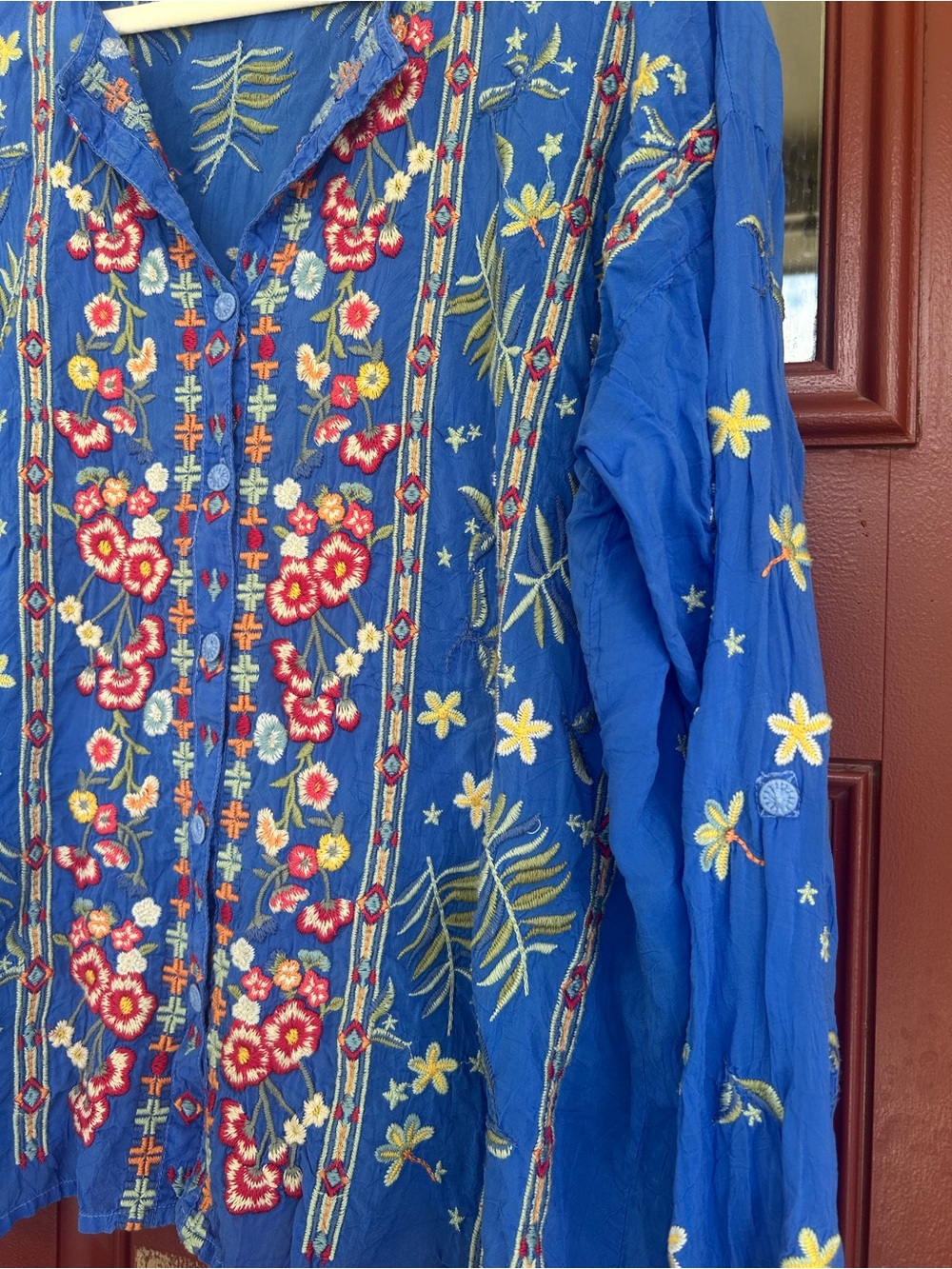 New Johnny Was Garden Blouse, Womens Size Medium - Picture 3 of 6